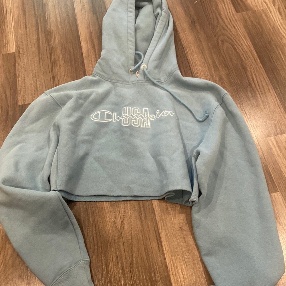 Cropped Champion Hoodie